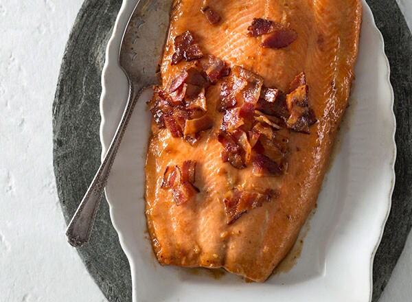 Roast Maple-Glazed Salmon