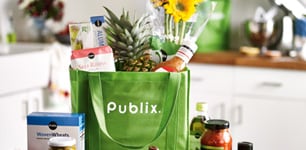 Publix reusable bag with groceries